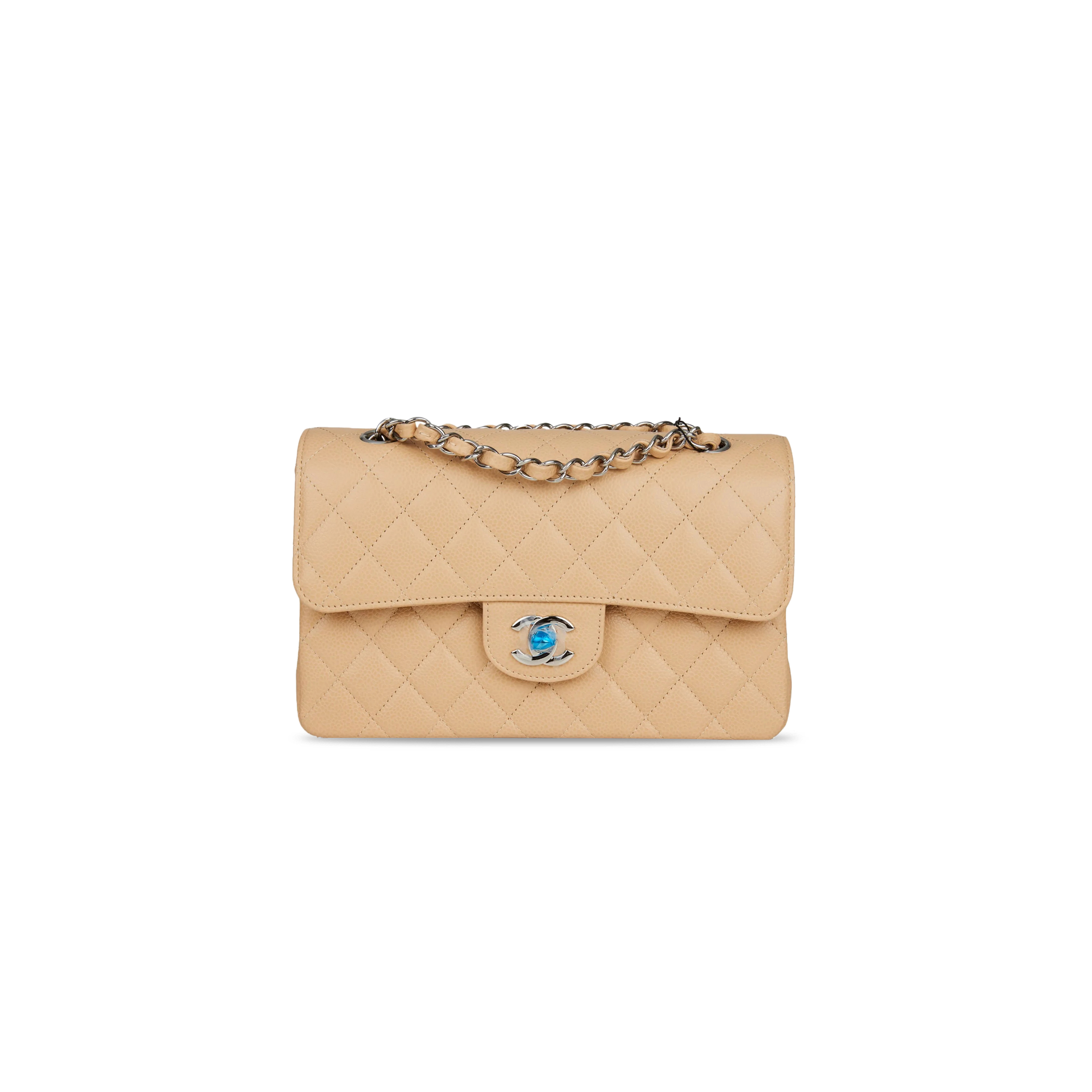 CHANEL CAVIAR SMALL CLASSIC DOUBLE FLAP 1652112 (23*13*6cm)